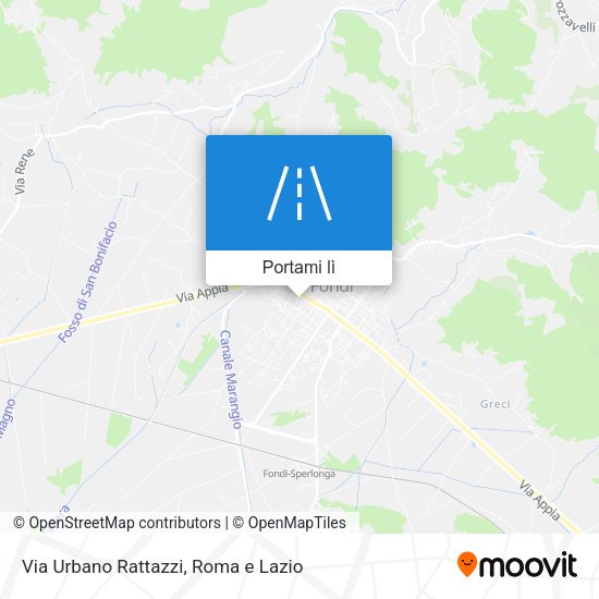 Mappa Via Urbano Rattazzi