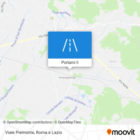 Mappa Viale Piemonte