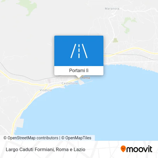 Mappa Largo Caduti Formiani