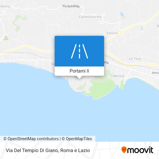 Mappa Via Del Tempio Di Giano
