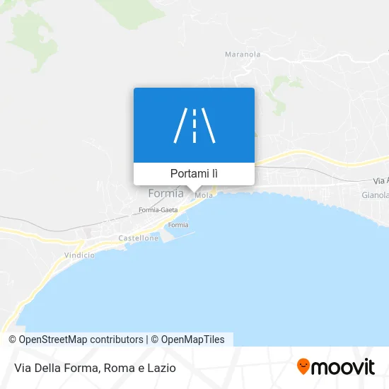 Mappa Via Della Forma