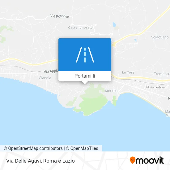 Mappa Via Delle Agavi