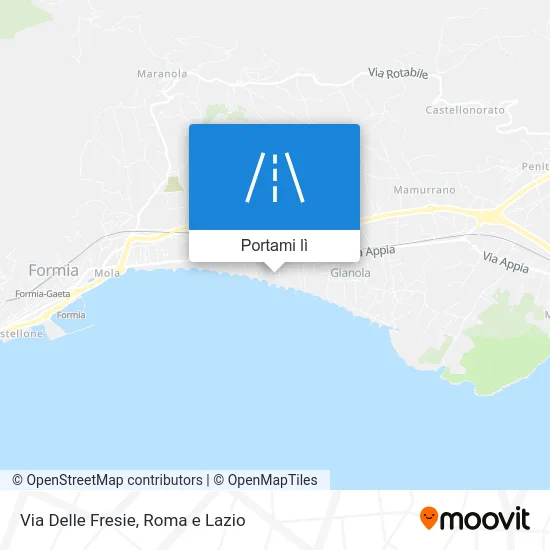 Mappa Via Delle Fresie