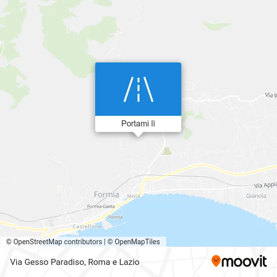 Mappa Via Gesso Paradiso