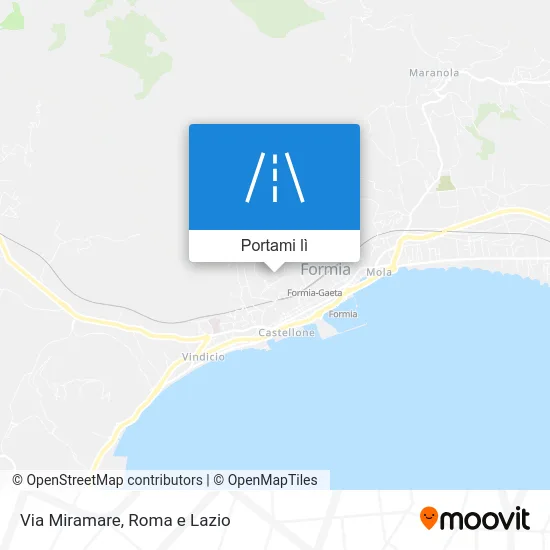 Mappa Via Miramare