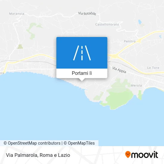 Mappa Via Palmarola