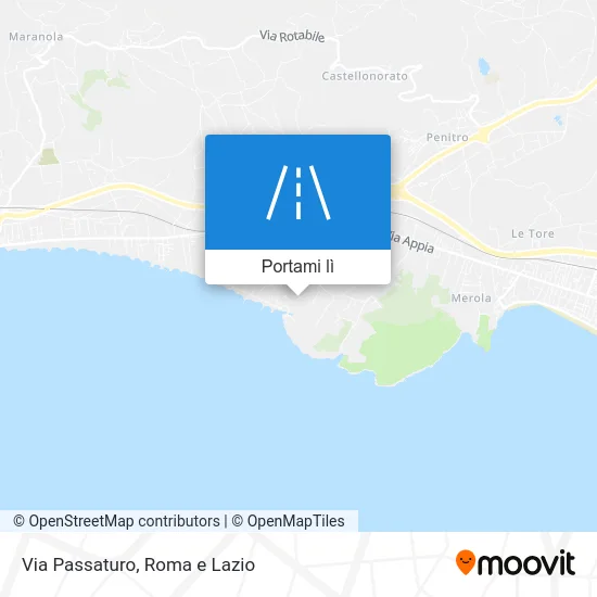Mappa Via Passaturo