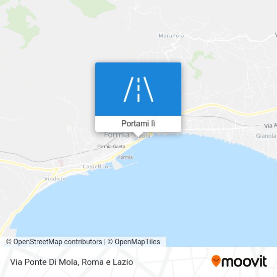 Mappa Via Ponte Di Mola