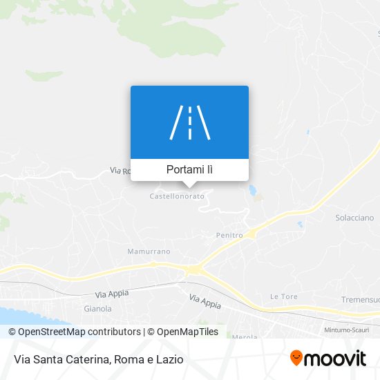 Mappa Via Santa Caterina