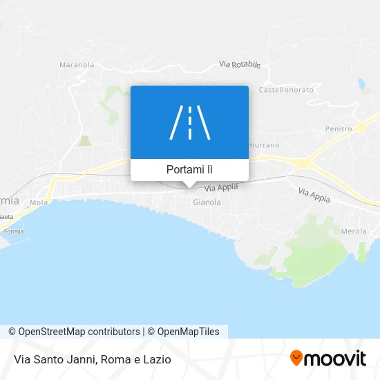 Mappa Via Santo Janni