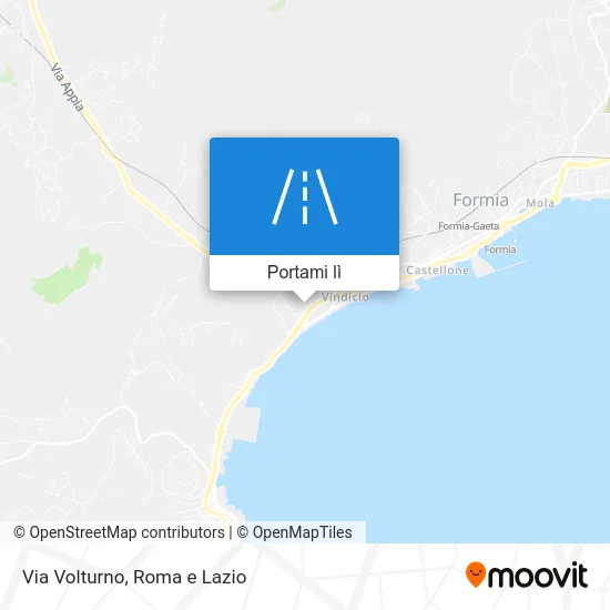 Mappa Via Volturno