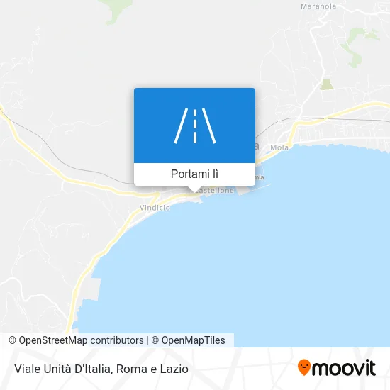 Mappa Viale Unità D'Italia