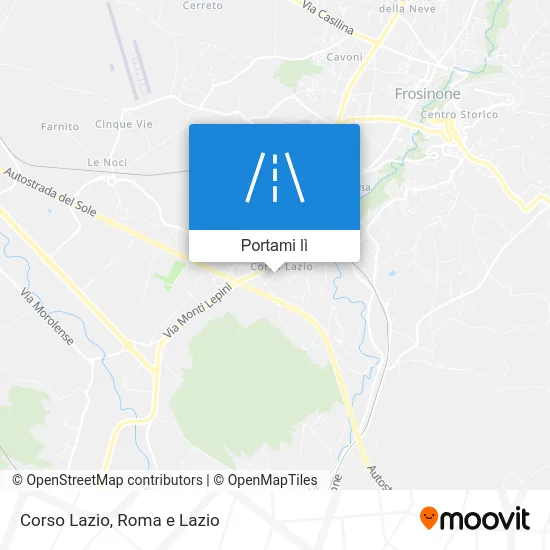 Mappa Corso Lazio