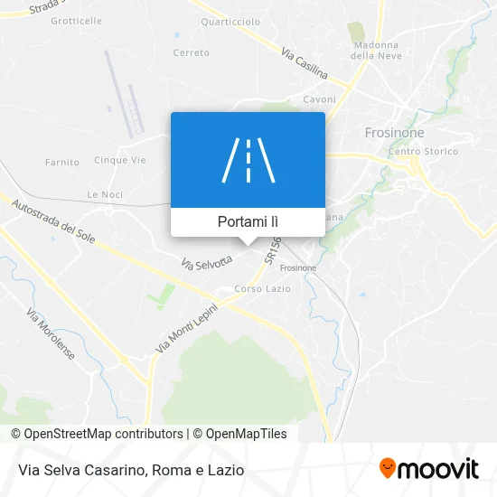 Mappa Via Selva Casarino