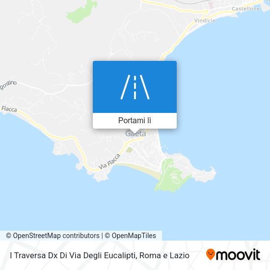 Mappa I Traversa Dx Di Via Degli Eucalipti