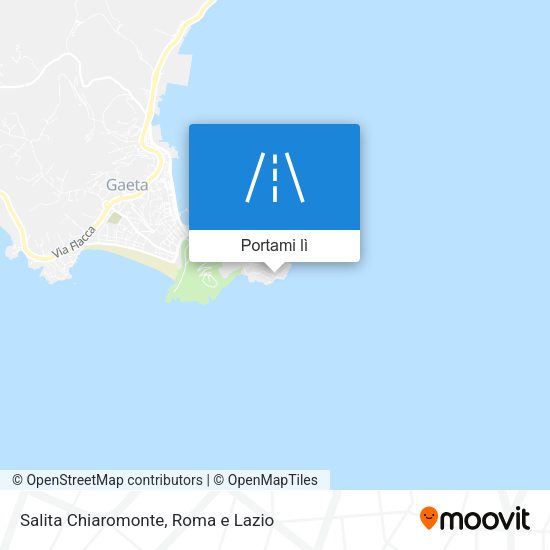 Mappa Salita Chiaromonte