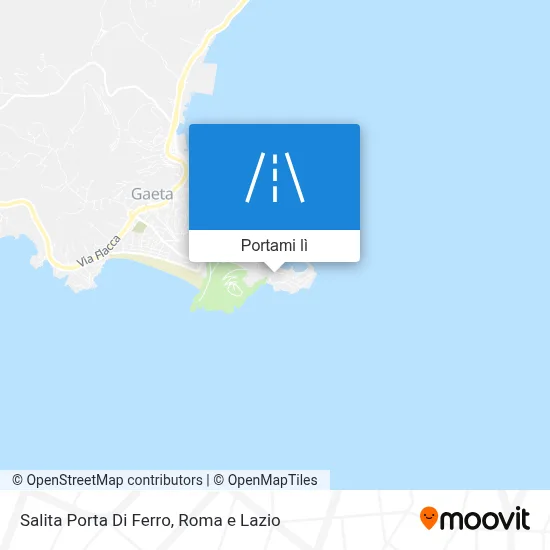 Mappa Salita Porta Di Ferro