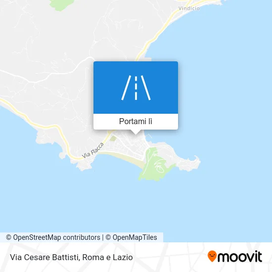 Mappa Via Cesare Battisti