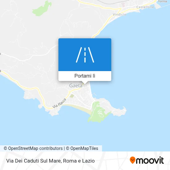 Mappa Via Dei Caduti Sul Mare