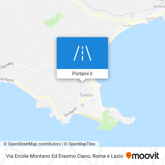 Mappa Via Ercole Montano Ed Erasmo Ciano