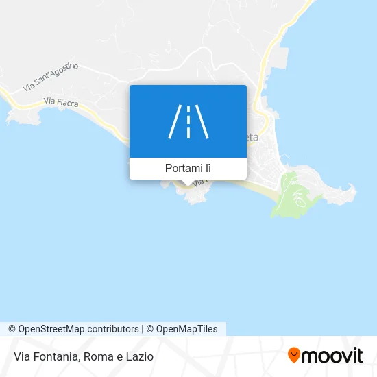 Mappa Via Fontania