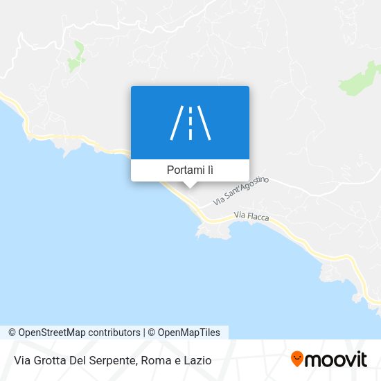 Mappa Via Grotta Del Serpente