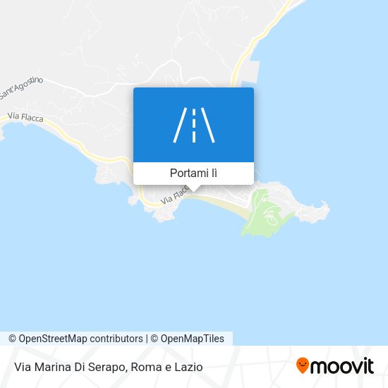 Mappa Via Marina Di Serapo