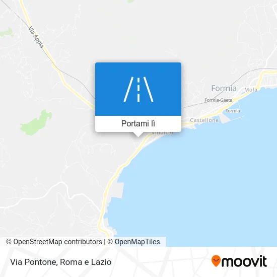 Mappa Via Pontone