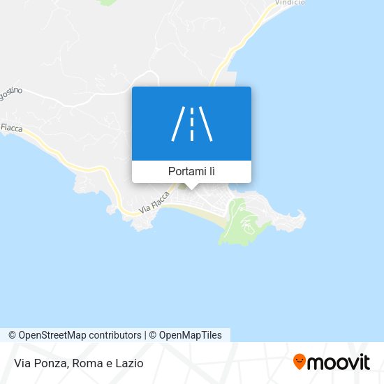 Mappa Via Ponza