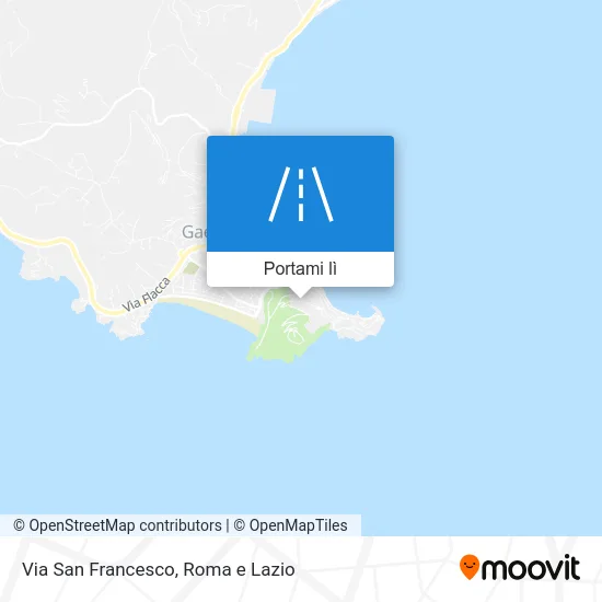 Mappa Via San Francesco