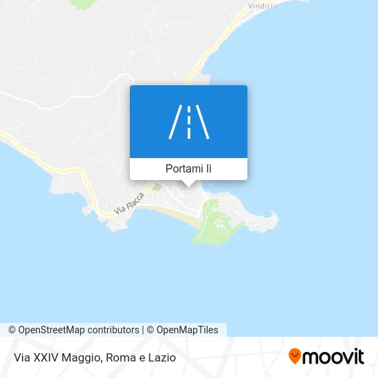 Mappa Via XXIV Maggio