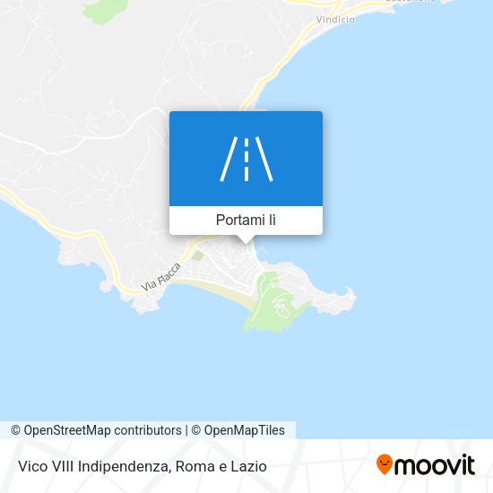Mappa Vico VIII Indipendenza