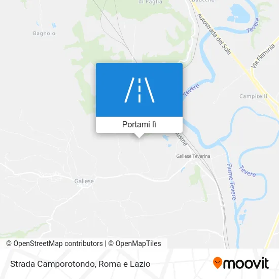 Mappa Strada Camporotondo
