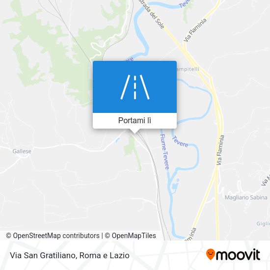 Mappa Via San Gratiliano