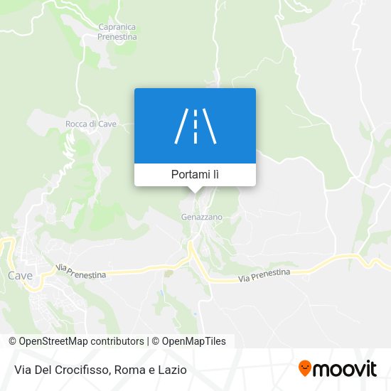 Mappa Via Del Crocifisso