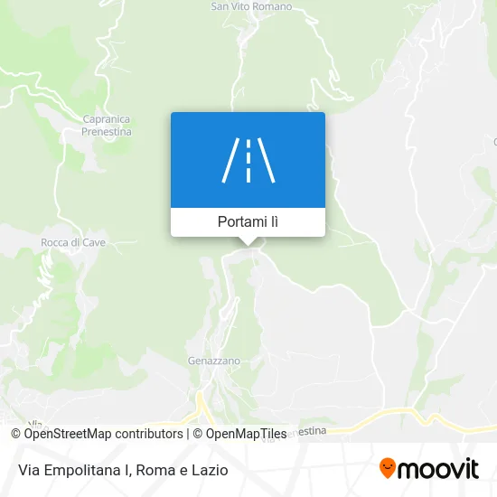 Mappa Via Empolitana I