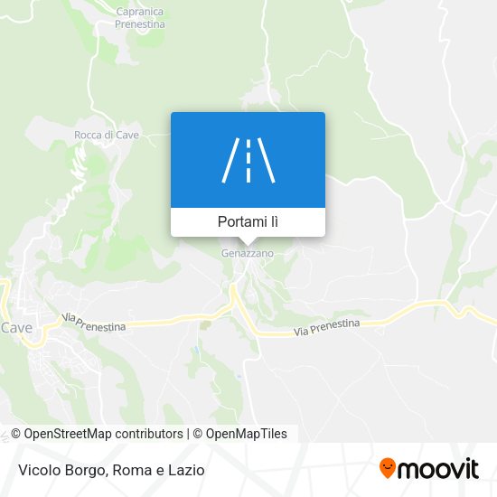 Mappa Vicolo Borgo