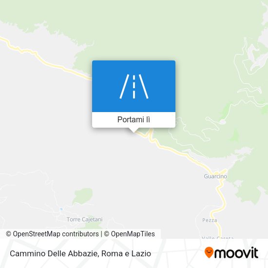 Mappa Cammino Delle Abbazie