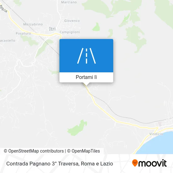 Mappa Contrada Pagnano 3° Traversa
