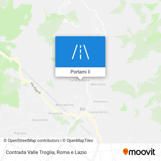 Mappa Contrada Valle Troglia