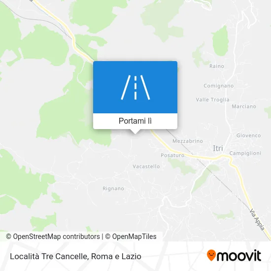 Mappa Località Tre Cancelle