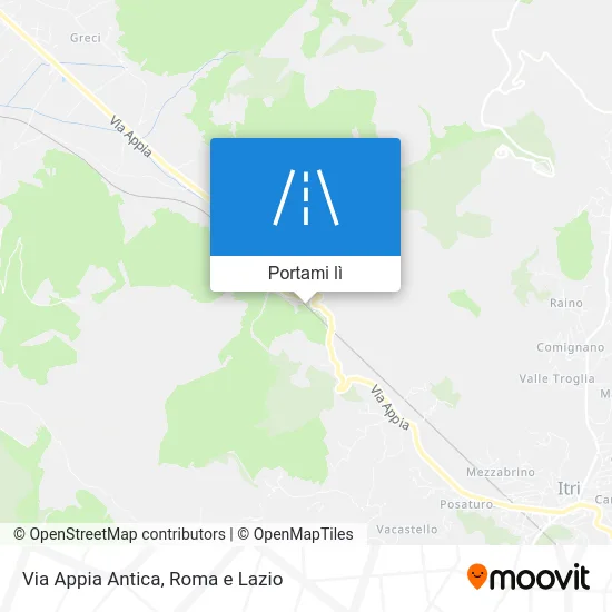 Mappa Via Appia Antica