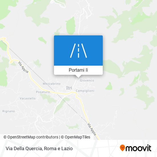 Mappa Via Della Quercia