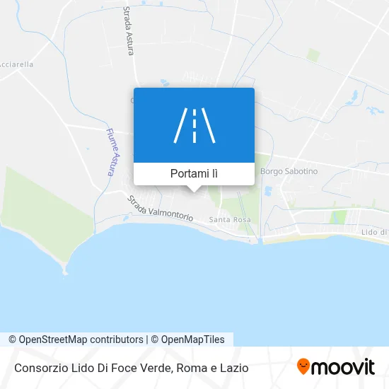 Mappa Consorzio Lido Di Foce Verde