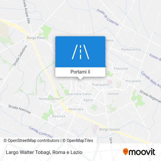 Mappa Largo Walter Tobagi