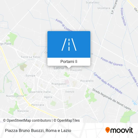 Mappa Piazza Bruno Buozzi