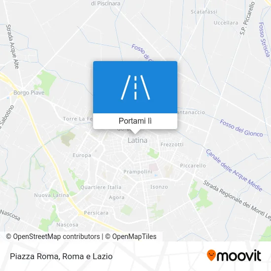 Mappa Piazza Roma