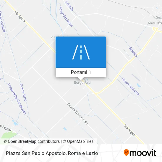 Mappa Piazza San Paolo Apostolo