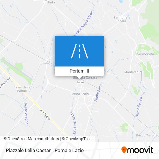 Mappa Piazzale Lelia Caetani