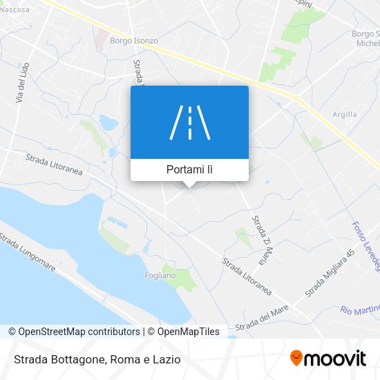 Mappa Strada Bottagone